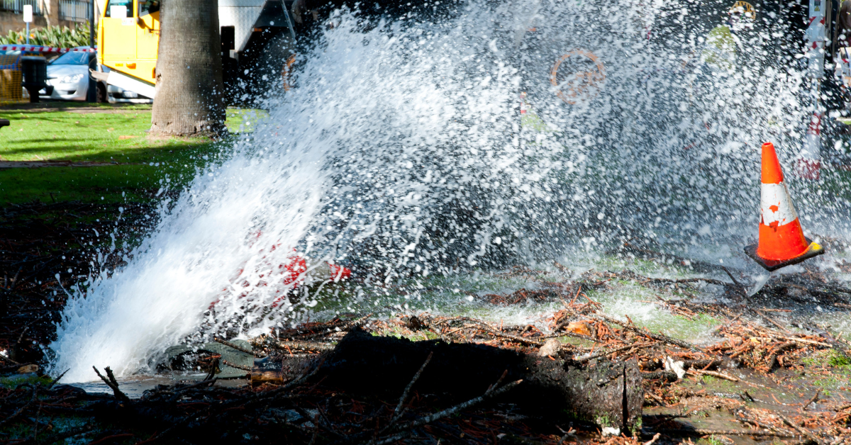 Got a burst pipe?